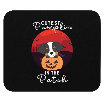 Discover Bernese Mountain Dog Cutest Pumpkin In The Patch Mouse Pads