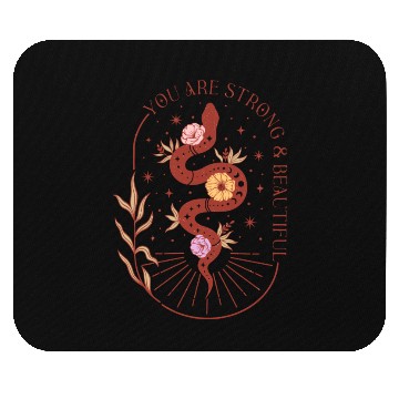 Discover You're Strong and Beautiful Mouse Pads