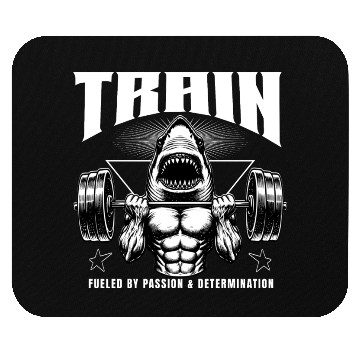 Discover Train Gym Workout Fueled By Passion Mouse Pads