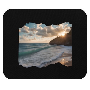 Discover Summer scenery Mouse Pads