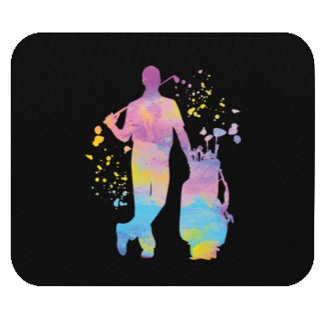 Discover Golfer Colorsplash Kids Miniature Golf Mouse Pads