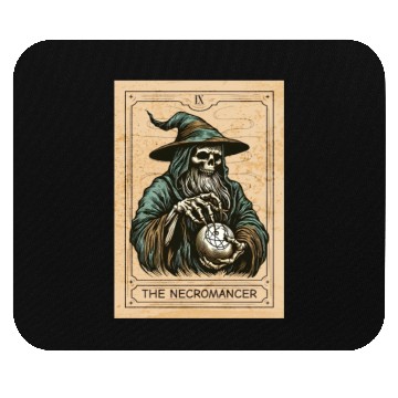 Discover Necromancer - Spooky Necromancer Bones Necromancer Mouse Pads