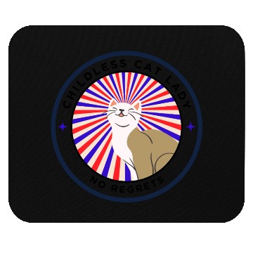 Discover Childless cat lady. no regrets Mouse Pads
