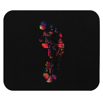 Discover Walking Walk Footprint Miles Step Running Women Mouse Pads