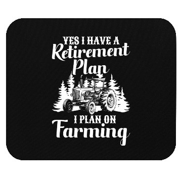 Discover Farmer Field Tractor Agriculture Mouse Pads