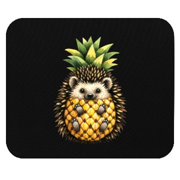 Discover Spiky Pineapple Fruit Lover Funny Design Mouse Pads