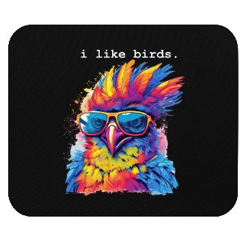 Discover I Like Birds Mouse Pads