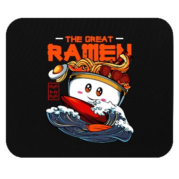 Discover Cute Great Ramen Bowl Japanese Noodles Mouse Pads