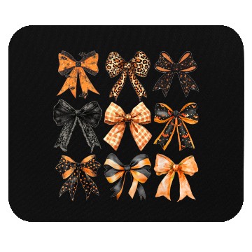 Discover Coquette Halloween Bow Girly Spooky Season Hallowe Mouse Pads