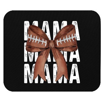 Discover Coquette Football Mama Game Day Football Season Mo Mouse Pads