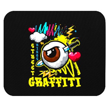 Discover Graffiti Train Hip Hop Mouse Pads