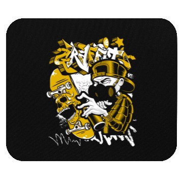Discover Street Art Colorful Streetwear Street Style Mouse Pads