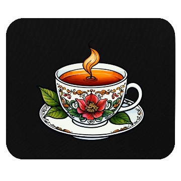 Discover Cup Of Tea Neo Traditional Mouse Pads