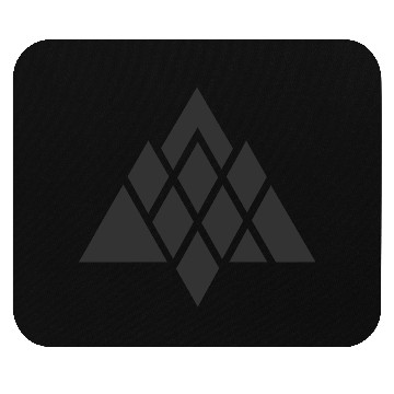 Discover Mountain Triangle Diamond Geometric Vector 1 Color Mouse Pads