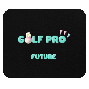 Discover Golf Pro Future - 3D daisy and golf tees Mouse Pads