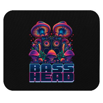 Discover EDM Festival Bass Head Mouse Pads