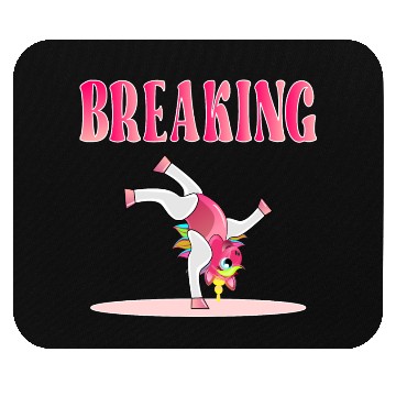 Discover BREAKING DANCE UNICORN Mouse Pads