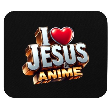 Discover I Love Jesus & Anime Mouse Pads
