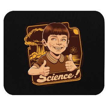 Discover Bold Science Typography for Active Minds Mouse Pads