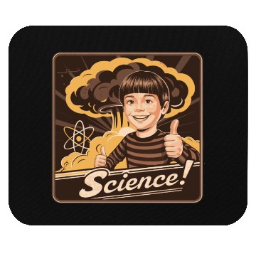 Discover Bold Science Typography for Active Minds Mouse Pads