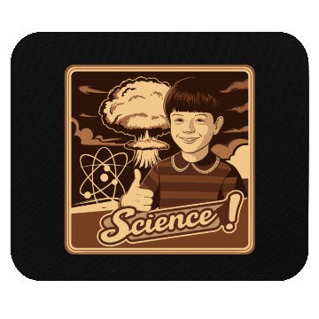 Discover Bold Science Typography for Active Minds Mouse Pads