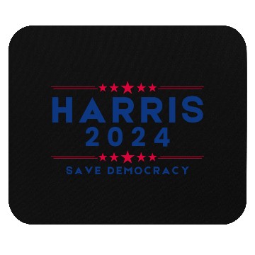Discover Harris For President 2024 Save democracy Mouse Pads