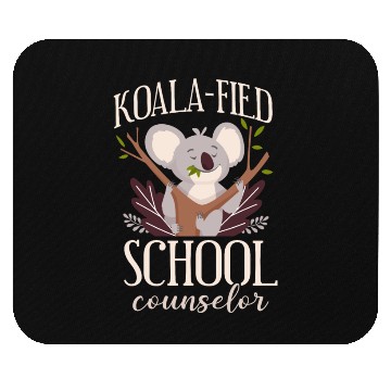 Discover School Counselor Koala Koala-Fied Mouse Pads