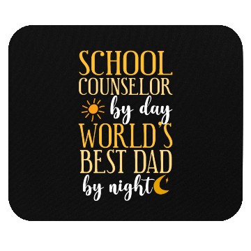 Discover School Counselor Dad School Mouse Pads