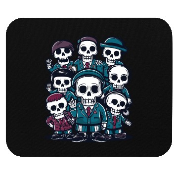 Discover Back To School Skeletons Mouse Pads