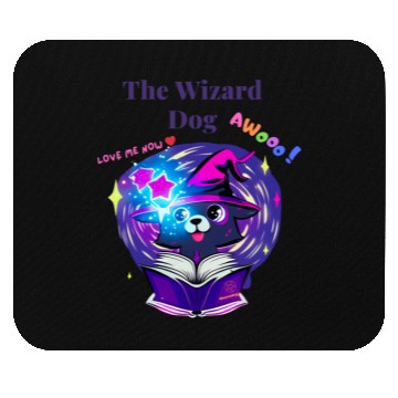 Discover The Wizard Dog Mouse Pads