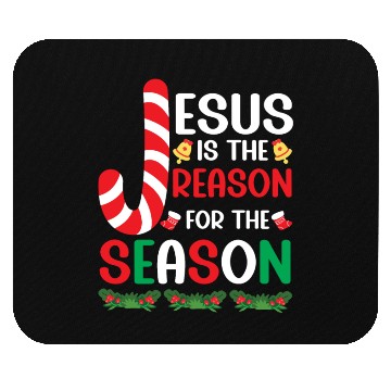Discover Christian Jesus The Reason Christmas Stocking Mouse Pads