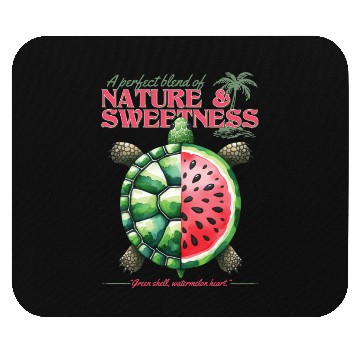 Discover Watermelon Turtle Lover Funny Summer Design Mouse Pads