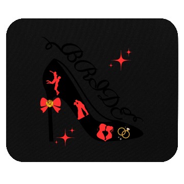 Discover Bride Wedding Engagement Honeymoon Classy Boho Mouse Pads