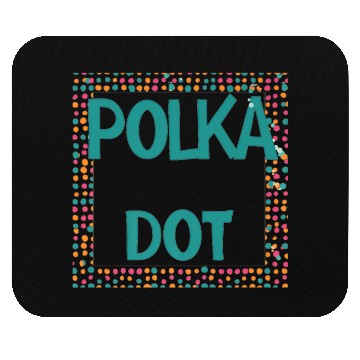 Discover Cool Polka Dot Premium Mouse Pads