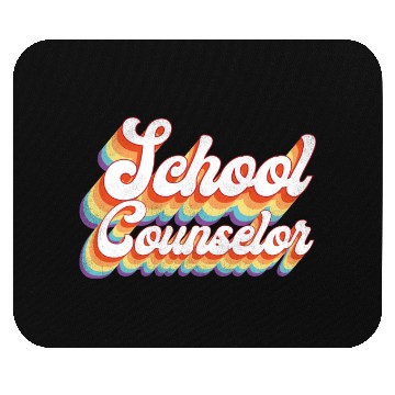 Discover School Counselor Retro Vintage Mouse Pads