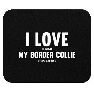 Discover Border Collie Dog Owner Premium Mouse Pads