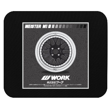 Discover Car Wheels/Rims Work Meister M1 Front Mouse Pads
