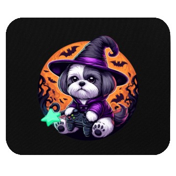 Discover Halloween design Shih Tzu Wizard gamer Mouse Pads