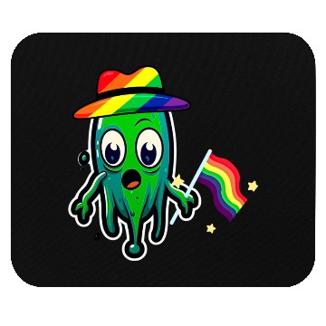 Discover Rainbow Lgbtq Weird Creature Mouse Pads