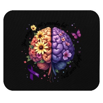 Discover Human Brain Mental Health Illness Awareness Mouse Pads