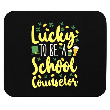 Discover School Counselor St Patricks Day Mouse Pads