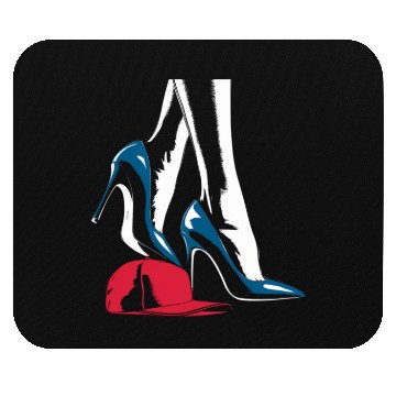 Discover Kamala Harris Heels Stepping On Maga Hat Mouse Pads