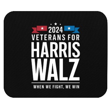 Discover Veterans For Harris Walz 2024 Presidential Mouse Pads