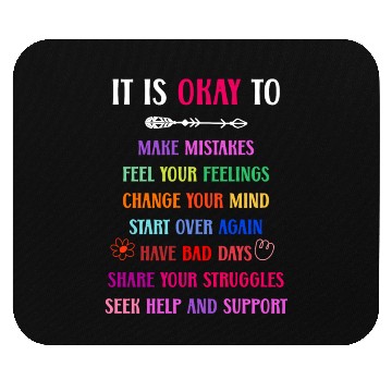 Discover School Counselor It Is Okay To Mouse Pads