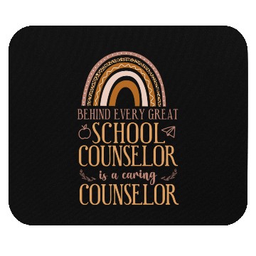 Discover School Counselor Rainbow Behind Mouse Pads