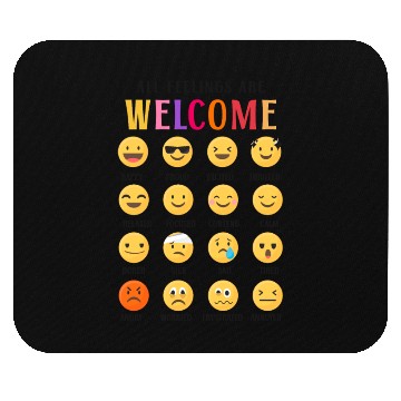 Discover School Counselor All Feelings Are Mouse Pads