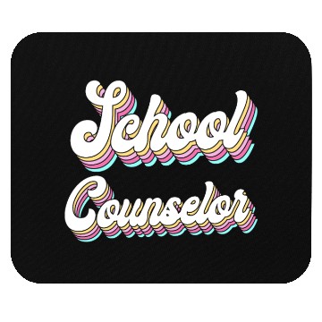 Discover School Counselor Retro 80s 90s Mouse Pads
