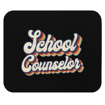 Discover School Counselor Retro Vintage Mouse Pads