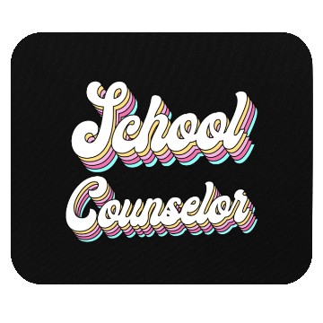 Discover School Counselor Retro 80s 90s Mouse Pads