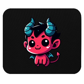 Discover Cute Little Devil Mouse Pads